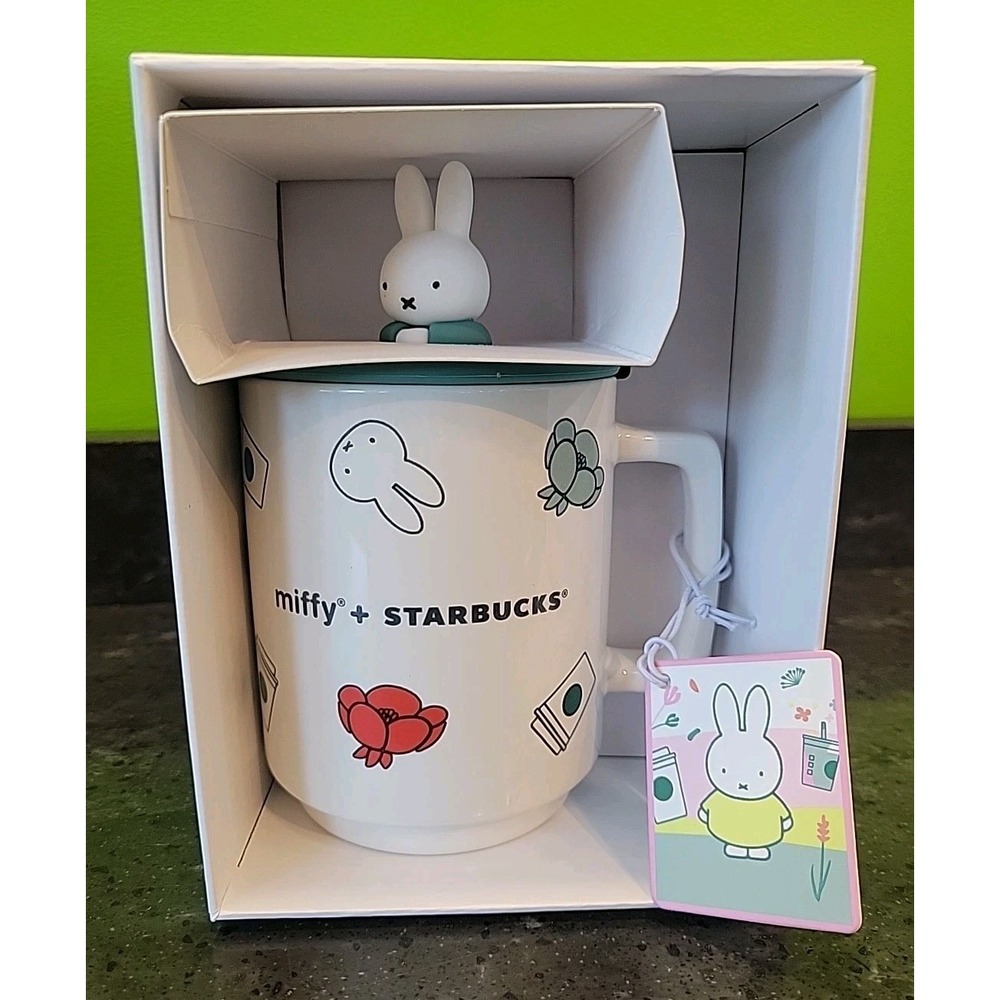 2026 Starbucks x Miffy Ceramic Figure Mug 14oz NEW, IN HAND ready to ship